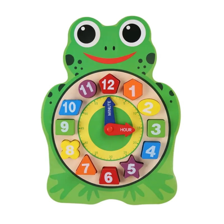 Zegar Montessori - Żabka