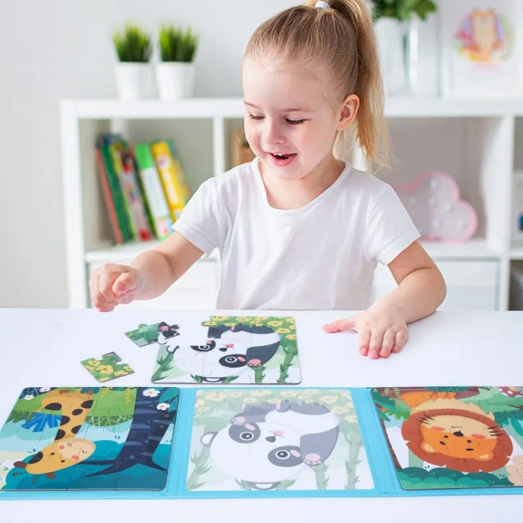 Puzzle magnetyczne - książeczki - poziomy