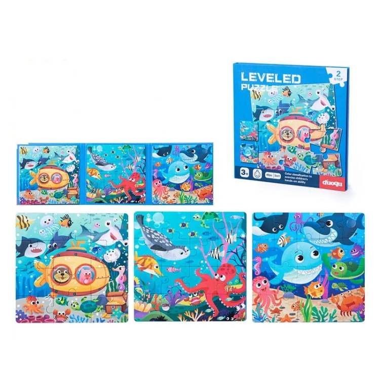 Puzzle magnetyczne - Poziom 2 - Świat podwodny