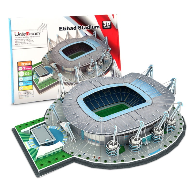 Stadion piłkarski - ETIHAD - Manchester City FC - Puzzle 3D 130 elementów