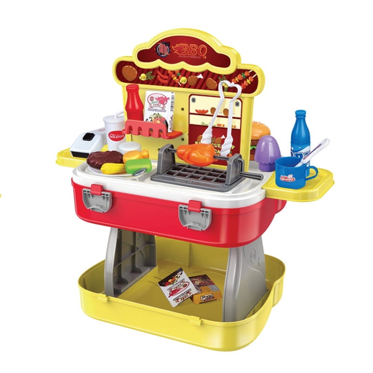 3 w 1 Burgerownia + Grill w przenośnej walizce