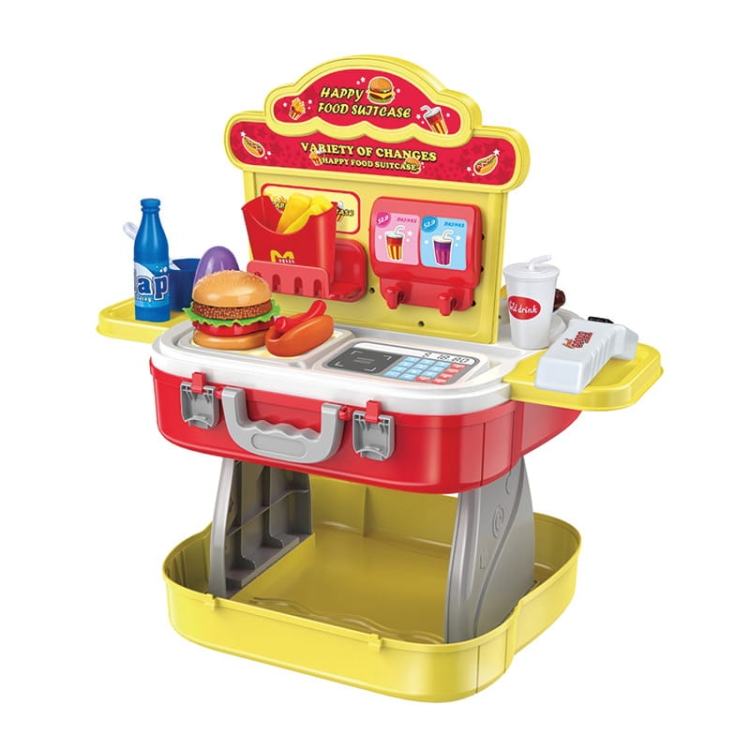 3 w 1 Burgerownia + Grill w przenośnej walizce