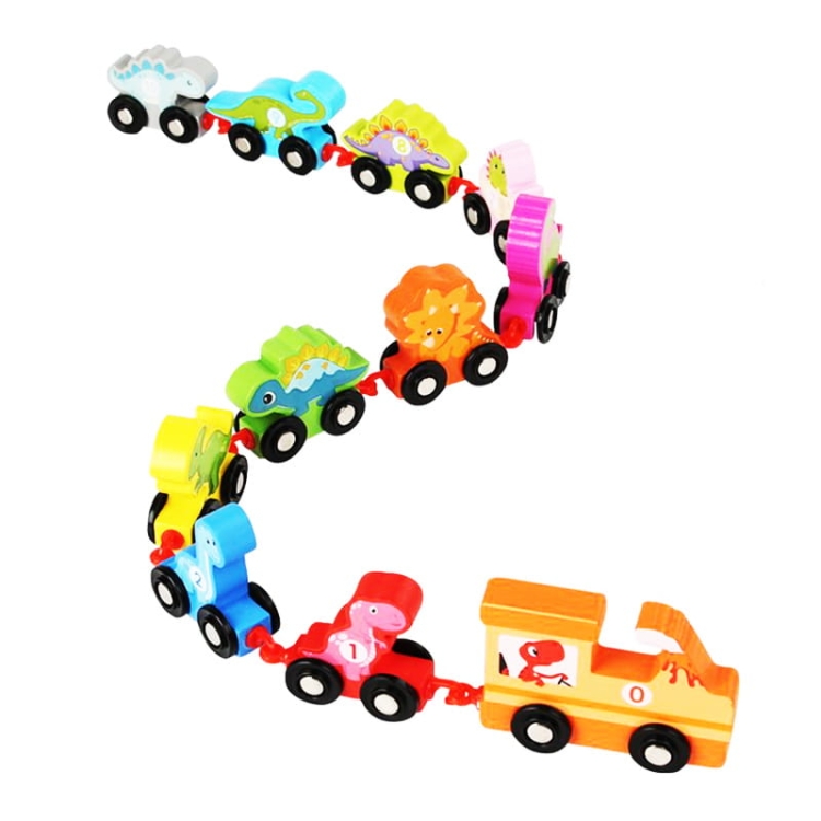 Kolejka drewniana - Dinozaury