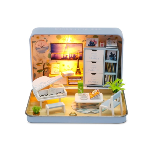 Miniaturowy domek Piątkowy wieczór