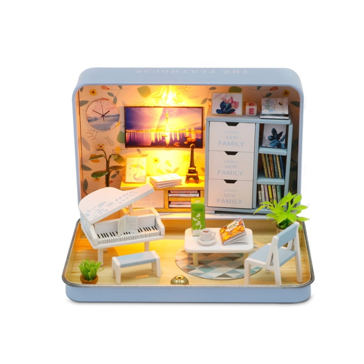 Miniaturowy domek Piątkowy wieczór
