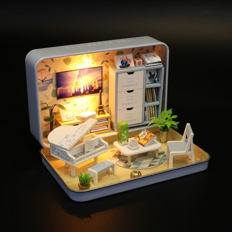 Miniaturowy domek Piątkowy wieczór