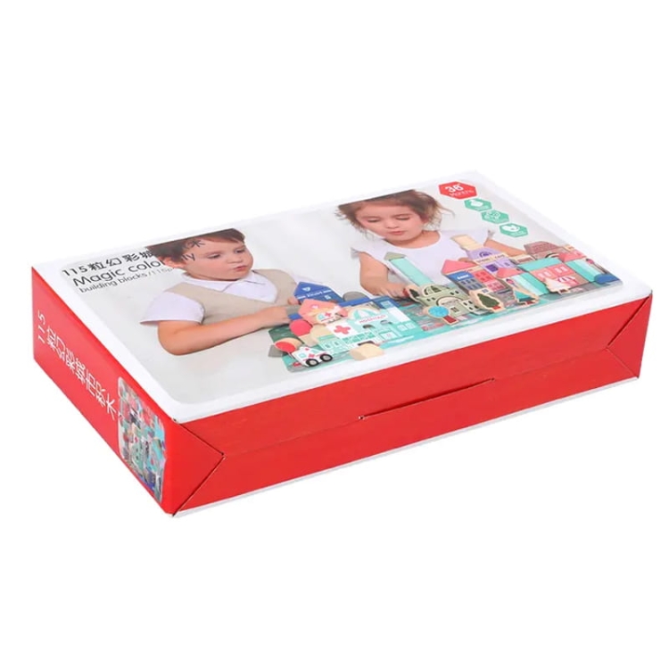 Klocki drewniane - Miasto 115 elementów