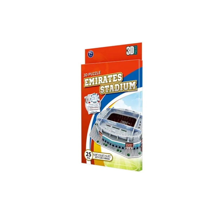 Mini Stadion piłkarski - EMIRATES - Arsenal FC - Londyn Puzzle 3D 25 elementów