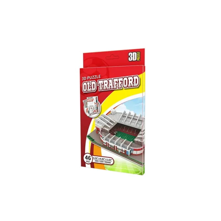 Mini stadion piłkarski - OLD TRAFFORD - Manchester United FC - Puzzle 3D 46 elementów