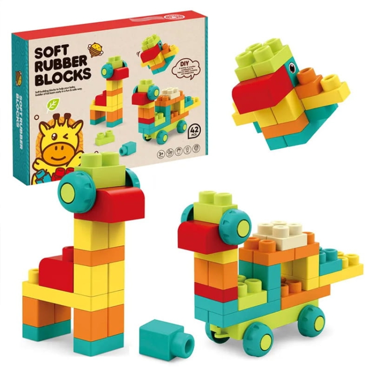 SOFT blocks - miękkie klocki sensoryczne 42 elementy