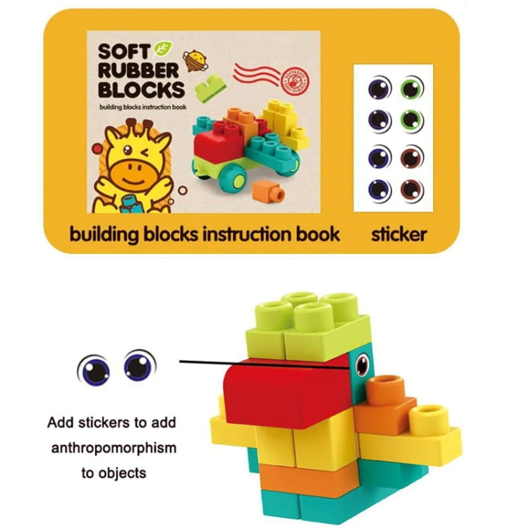 SOFT blocks - miękkie klocki sensoryczne 42 elementy