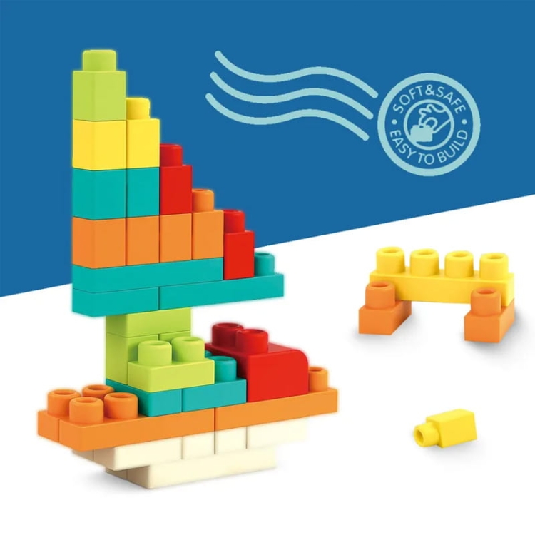 SOFT blocks - miękkie klocki sensoryczne 62 elementy