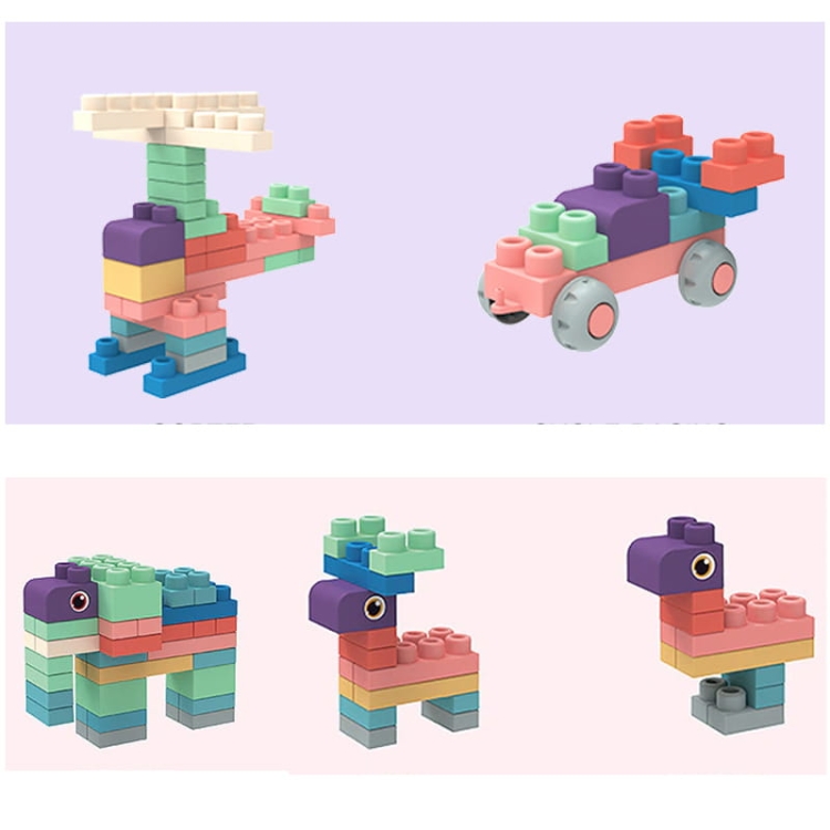 SOFT blocks - miękkie klocki sensoryczne 80 elementów