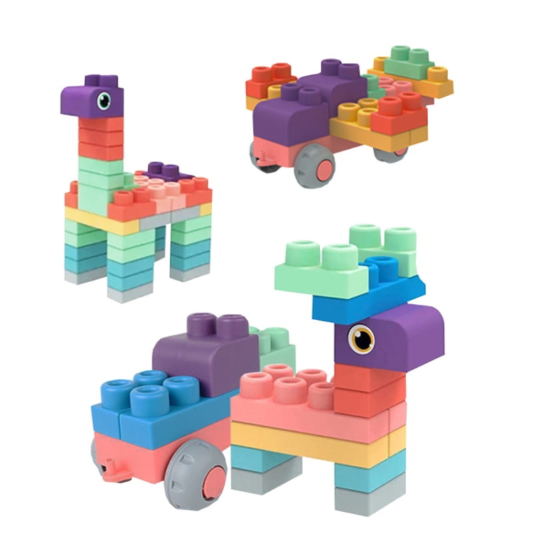 SOFT blocks - miękkie klocki sensoryczne 50 elementów