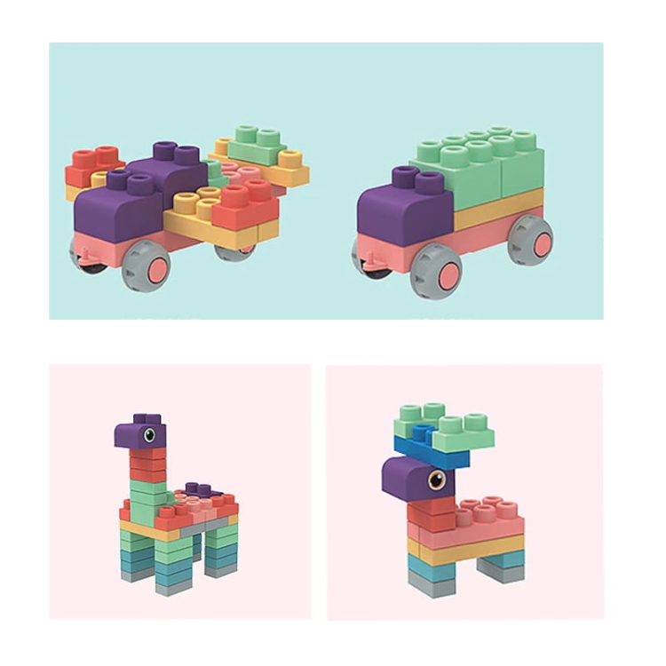 SOFT blocks - miękkie klocki sensoryczne 50 elementów