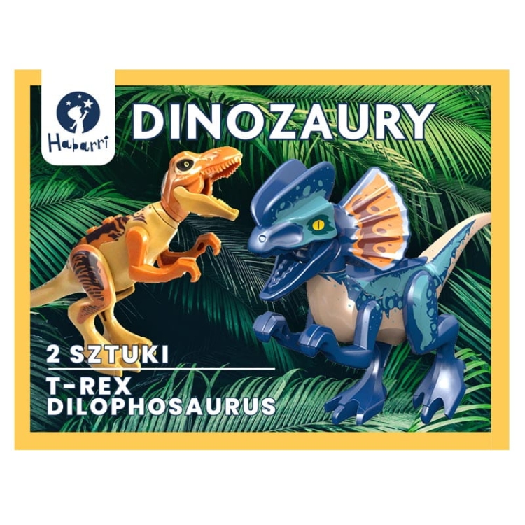 Dinozaury małe - TRex i Dilophosaurus