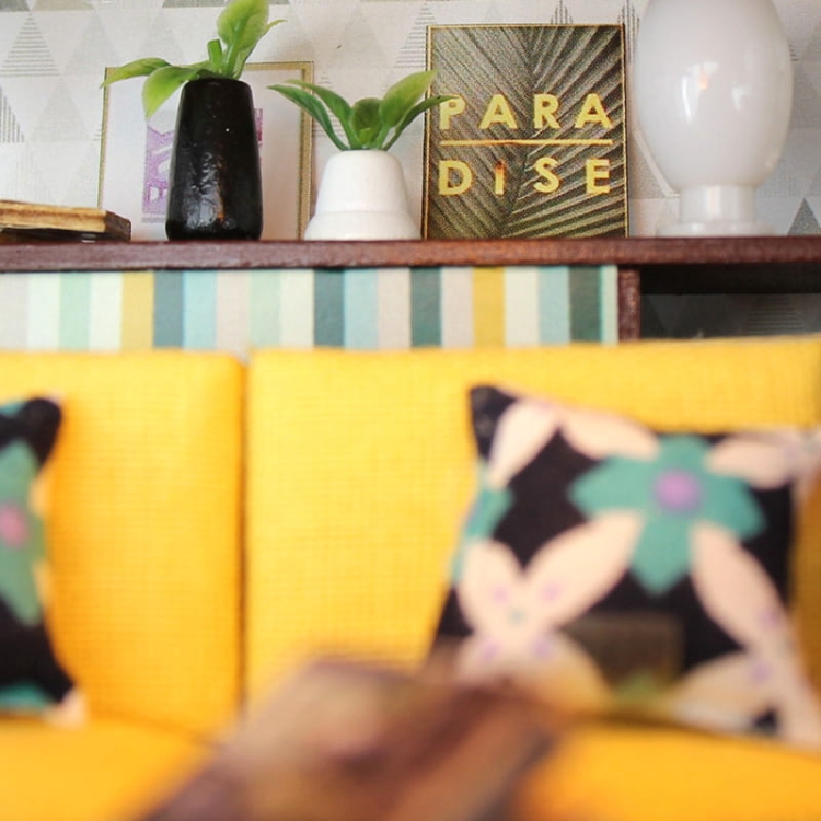 Miniaturowy domek Duńskie hygge