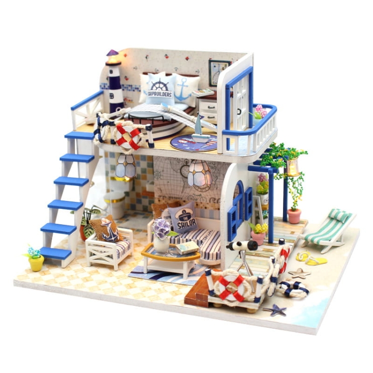 Miniaturowy domek Lazurowy poranek