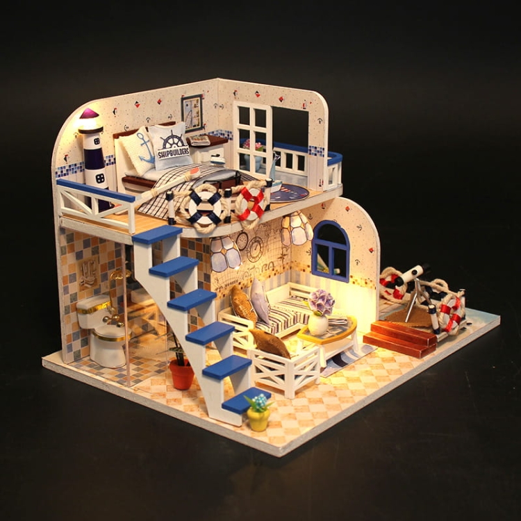 Miniaturowy domek Lazurowy poranek