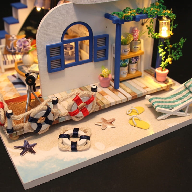Miniaturowy domek Lazurowy poranek