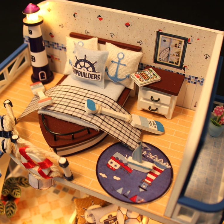 Miniaturowy domek Lazurowy poranek
