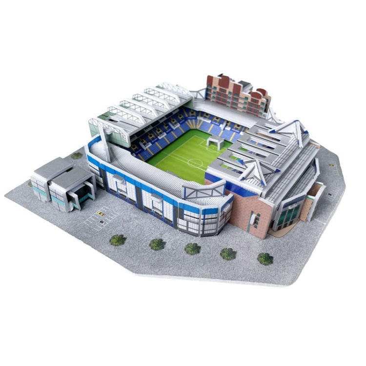Mini stadion piłkarski - STAMFORD BRIDGE - Chelsea FC - Londyn Puzzle 3D 45 elementów