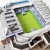 Mini stadion piłkarski - STAMFORD BRIDGE - Chelsea FC - Londyn Puzzle 3D 45 elementów