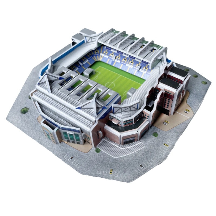 Mini stadion piłkarski - STAMFORD BRIDGE - Chelsea FC - Londyn Puzzle 3D 45 elementów