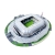 Mini stadion piłkarski - ALLIANZ - Juventus FC - Turyn Puzzle 3D 24 elementy