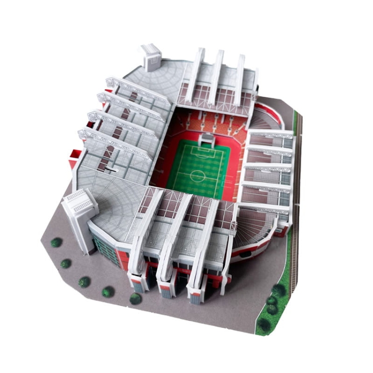 Mini stadion piłkarski - OLD TRAFFORD - Manchester United FC - Puzzle 3D 46 elementów