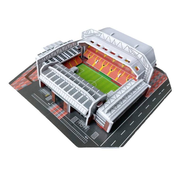 Mini stadion piłkarski - ANFIELD - Liverpool FC - Puzzle 3D 36 elementów