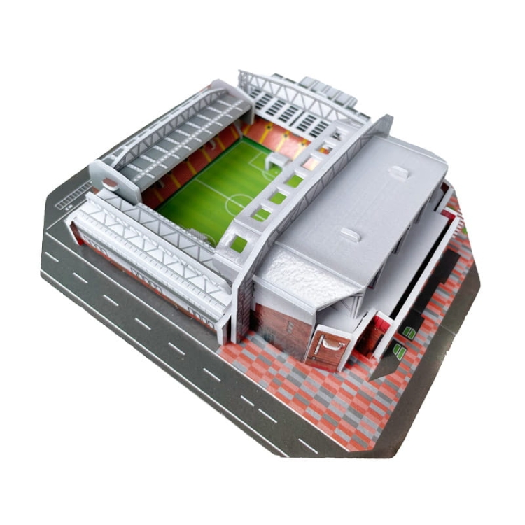 Mini stadion piłkarski - ANFIELD - Liverpool FC - Puzzle 3D 36 elementów
