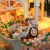 Miniaturowy domek Willa w kwiatach
