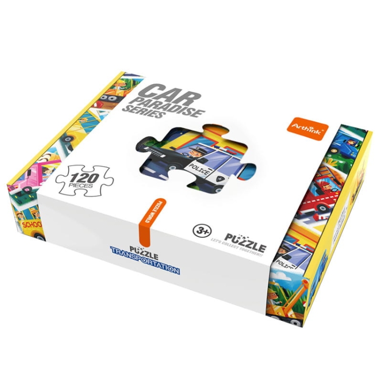 Puzzle edukacyjne - POJAZDY - 120 el.