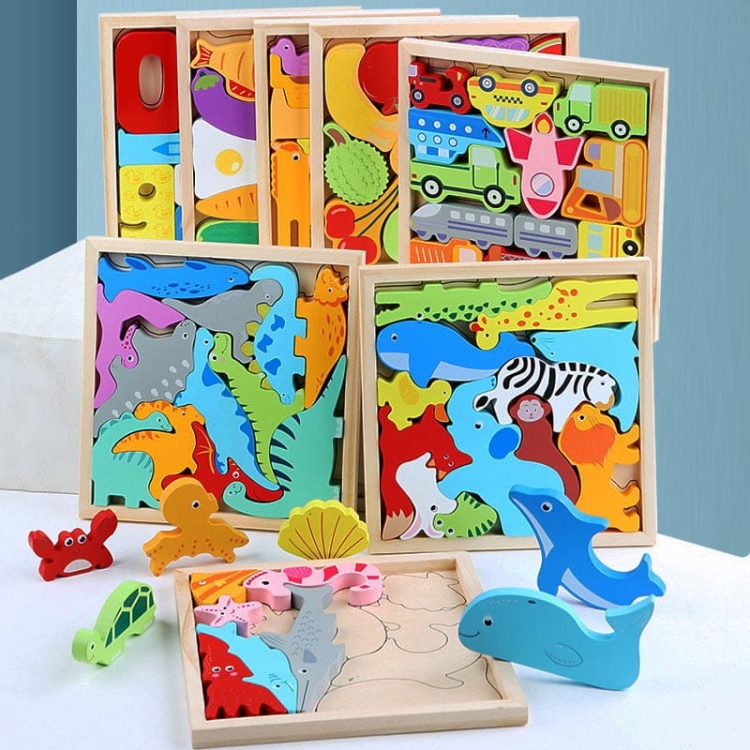 Puzzle drewniane