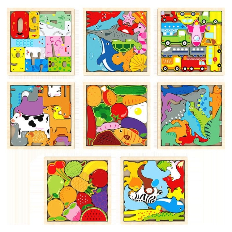 Puzzle drewniane