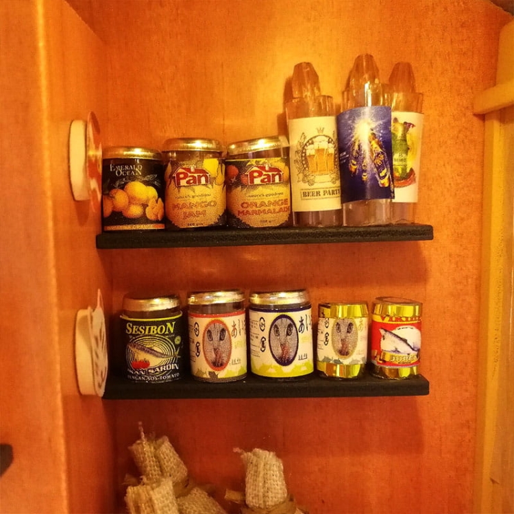 Miniaturowy domek - Sklepik w Tokio*