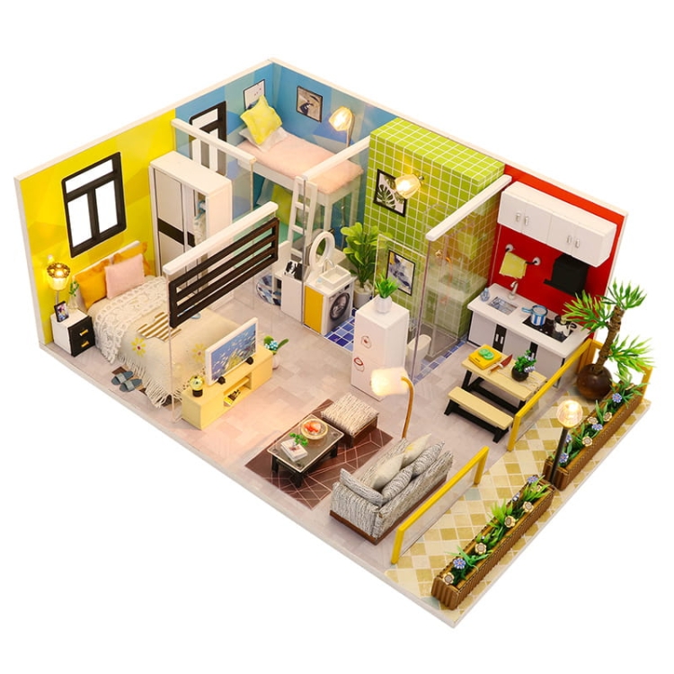 Miniaturowy domek Skandynawskie życie