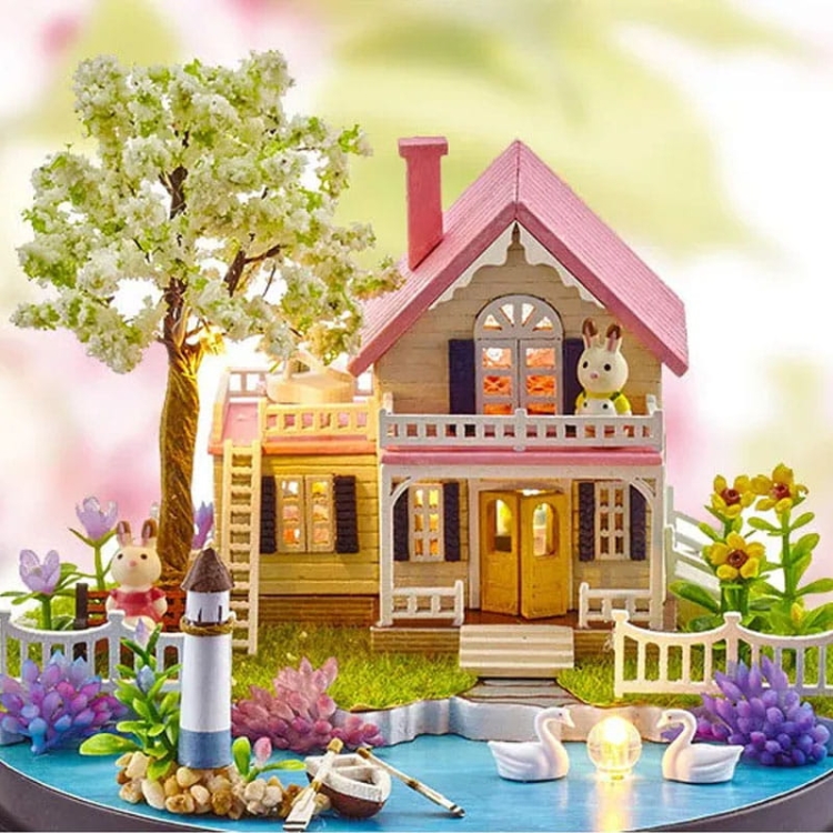 Miniaturowy domek - Przystań nad zatoką