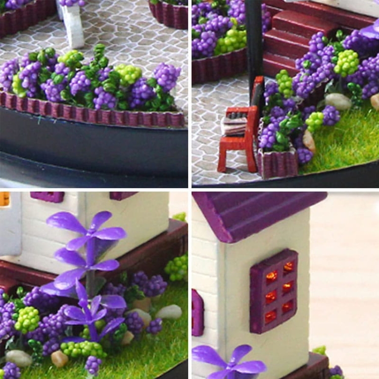 Miniaturowy domek - Lawendowa Prowansja*