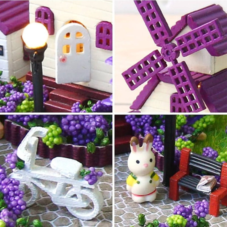 Miniaturowy domek - Lawendowa Prowansja*