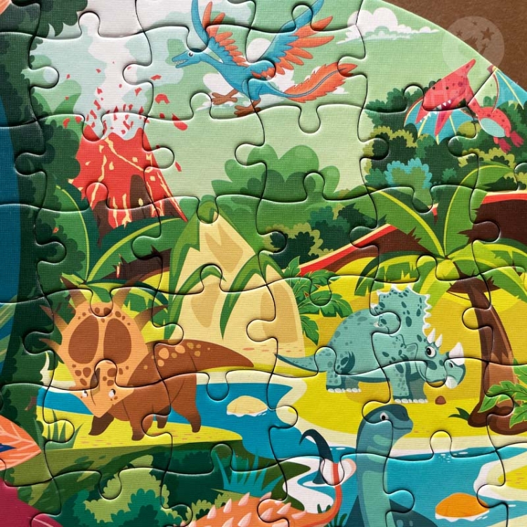 Puzzle edukacyjne Triceratops - 180 szt