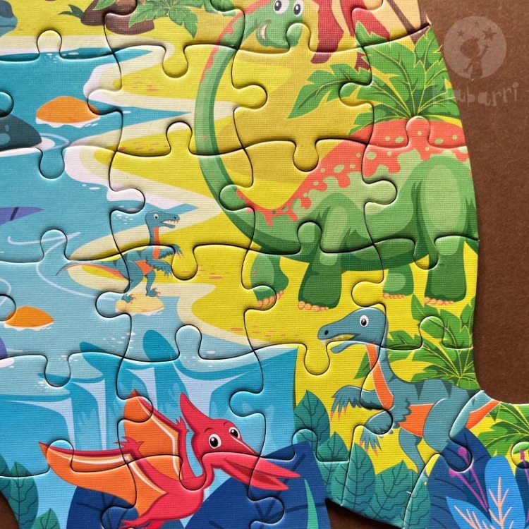 Puzzle edukacyjne Triceratops - 180 szt