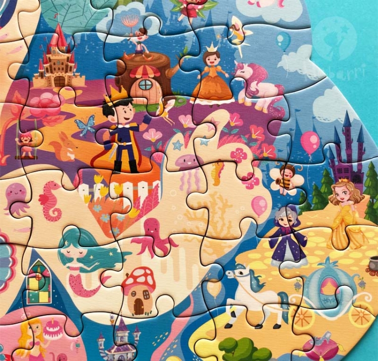 Puzzle edukacyjne - SYRENKA - 180 szt