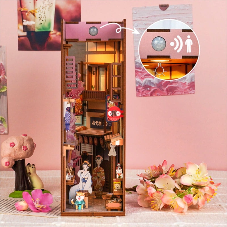 Miniaturowy domek Book Nook - Japoński sklepik