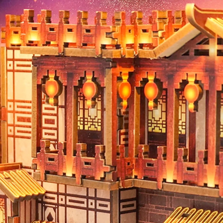 Miniaturowy domek Book Nook - Miasto Błękitnej Rzeki Jangcy