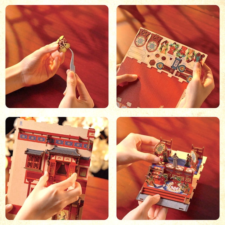 Miniaturowy domek Book Nook - Pagoda Trzech Królestw*