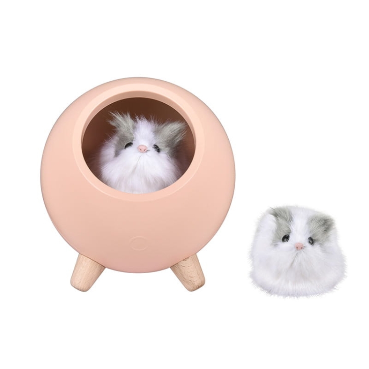 Lampka nocna dla dzieci z chomikiem pomarańczowa