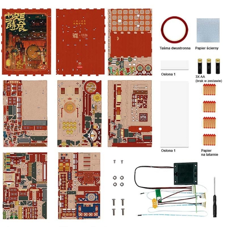 Miniaturowy domek Book Nook - Pagoda Trzech Królestw*