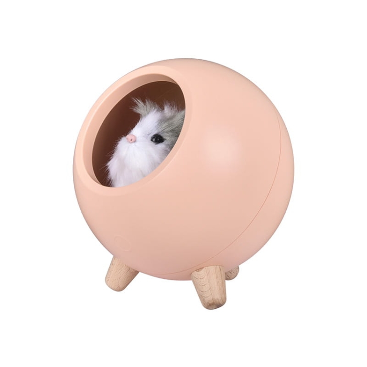 Lampka nocna dla dzieci z chomikiem pomarańczowa